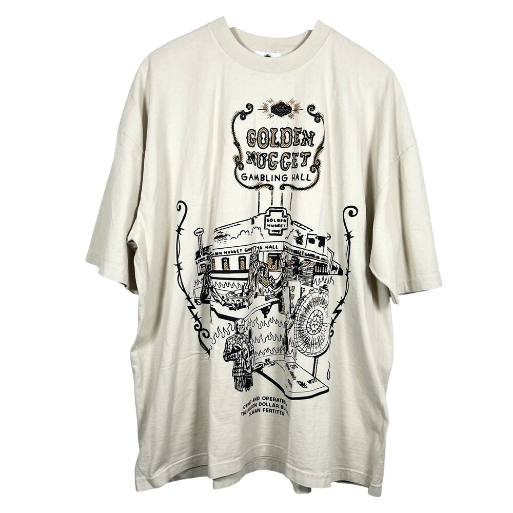 Warren Lotas Tan Golden Nugget Premium Shirt XXL 25x32